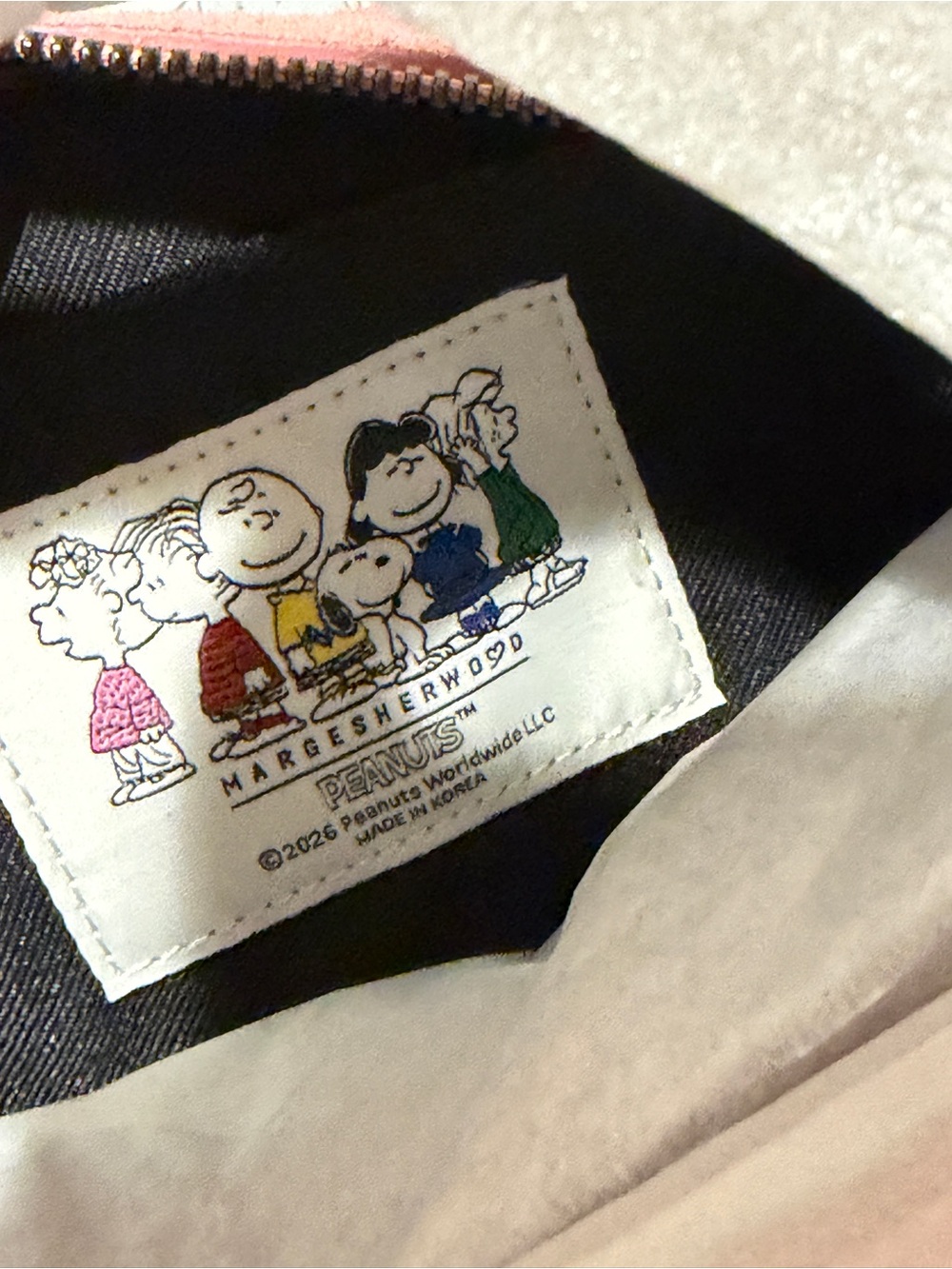 MargeSherwood x Peanuts Pink Dumpling EW Tote - Limited Edition - Picture 6 of 10